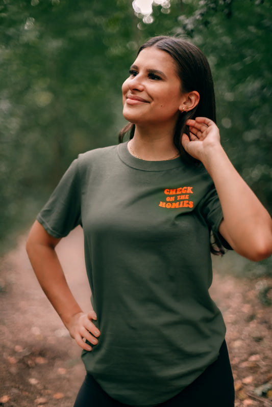 The "Sylwia" Military Green T-Shirt