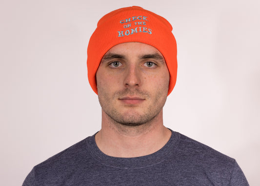 The "Sylwia" Neon Orange Beanie