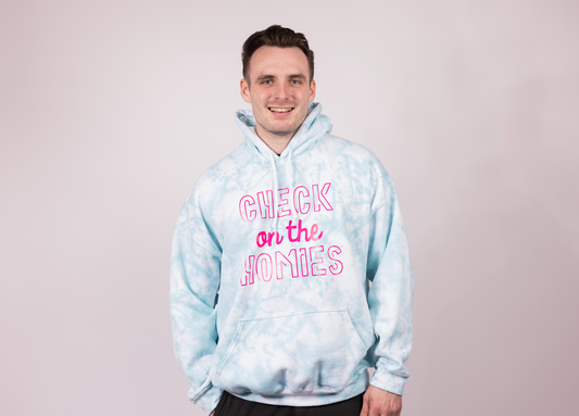 The "Shannon" Teal Dyed Hoodie